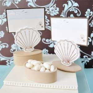 Wedding Favors Shell Place Card Favor Boxes with Designer Place Cards 