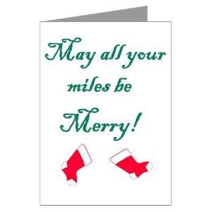 Christmas Merry Miles Greeting Cards Pk of 10 Sports Greeting Cards Pk 