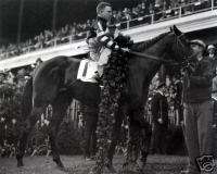War Admiral 1937 Kentucky Derby Winner, 8x10 B&WPhoto  