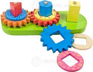 Stacking Gear Wooden Educational Toy Children Baby New  
