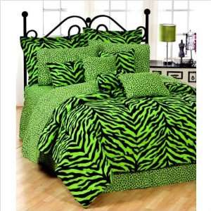  Bundle 05 Lime Zebra Comforter Set