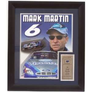  Mark Martin Race Used Car Piece Includes 11 x 14 