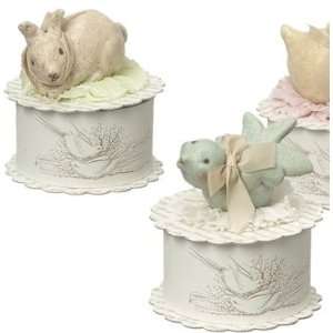   Sayre Springtime Containers Bluebird and Bunny Set of 2 Home