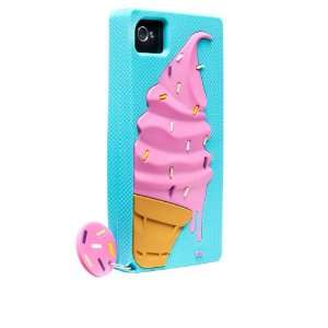  iPhone 4 / 4S Drip Ice Cream Cone Case Cell Phones 