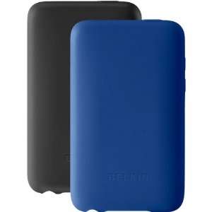  Black And Blue Sonic Wave Silicone Sleeves For iPod 