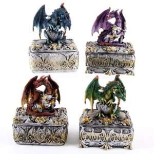  Legends of Avalon Protective Dragon Trinket Box 
