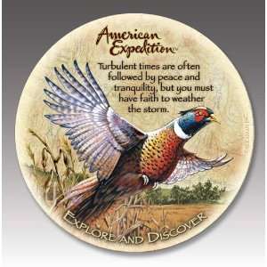 Pheasant Stone Coaster Set 