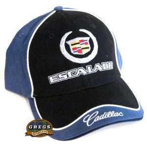  Cadillac Escalade Hat Cap Blue/Black Apparel Clothing Automotive