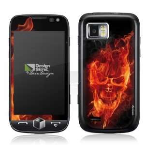 Design Skins for Samsung I8000 Omnia 2   Burning Skull 