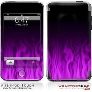   Touch 2G & 3G Skin and Screen Protector Kit   Fire Purple  Players