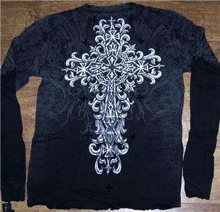 AFFLICTION CONSEALED THERMAL WITH FLOCKING SIZE XXL NWT  