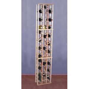  Pine 63 Individual Bottle Wine Rack   3 Columns