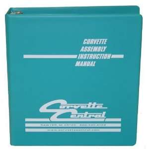  Corvette Assembly Manual 3 Ring Binder Automotive