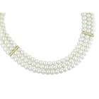   Collar Necklaces   14k Cultured Pearl Collar Necklace 17/17.5/18.5