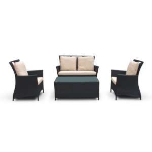  4 Pcs Sofa By Luxus Outdoor Conversation Patio Furniture 