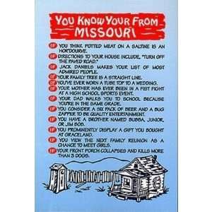  Missouri Postcard 12809 Missouri You Know Case Pack 750 