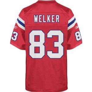  NFL Jerseys New England Patriots 83# Welker Red Authentic 