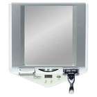 Zadro ZFogless Lighted Shower Mirror With Clock By Zadro Products 