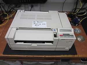   Laser Epson Action Laser II 2 NO POWER UNTESTED MISSING A FOOT  