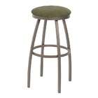 Trica Henry 34 Tall Backless Swivel Bar Stool   Seat Type Wood 