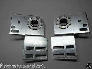 Garage Door End Bearing Plates (Pair) 14 ga. Steel  