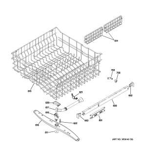 Ge Dishwasher   Body parts (44 parts)