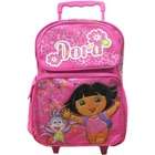 FAB Starpoint Pink Dora the Explorer 17 Rolling School Backpack