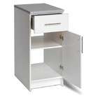Prepac Elite Home Storage Collection White Finish Worktop Cabinet w 