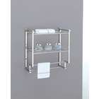   Bathroom Wall Mounting Rack with Towel Bars OI16988 by Organize It All