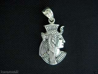 Egyptian Jewelry, Silver Goddess ISIS Pendant  
