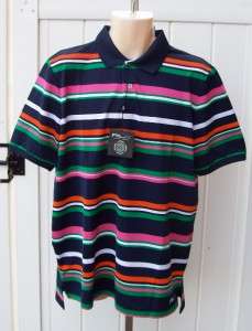 Ralph Lauren mens RLX golf polo striped shirt large NWT multi  
