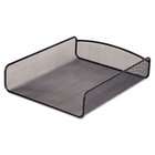   Products SAF3272BL Desk Tray, Single Tier, Steel Mesh, Letter, Black