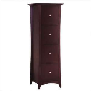  8741 Series Four Drawer File Cabinet in Espresso Office 