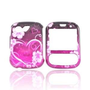  For LG Remarq LN240 Hard Case Flowers Heart PURPLE PINK 
