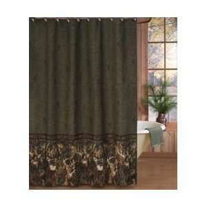  Browning Whitetails Cabin Shower Curtain by Kimlor Mills 