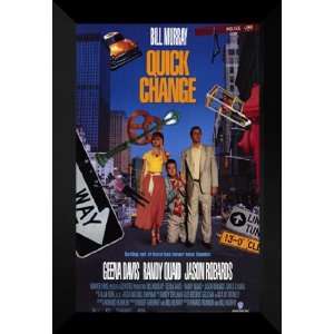 Quick Change 27x40 FRAMED Movie Poster   Style B   1990  