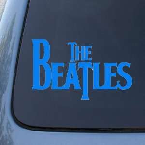  The BEATLES Band Logo   6 COOL BLUE   Vinyl Decal WINDOW 