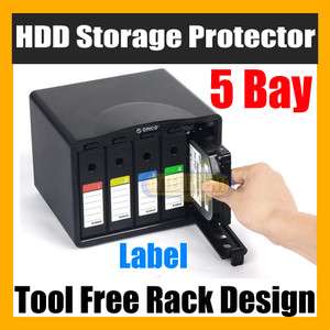 Bay 3.5 HDD Hard Drive Storage Protective Box Case  