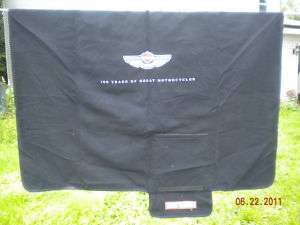 HARLEY DAVIDSON 100 YEAR MOTORCYCLE COVER BLANKET 60X60  