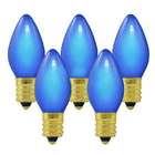 Vickerman Pack of 25 C9 Ceramic Blue Replacement Christmas Light Bulbs