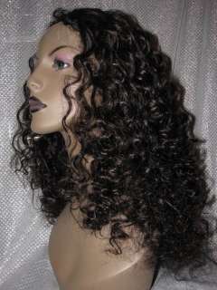 Indian Human Hair Remi Remy FULL Lace Wig Wigs #1/33  