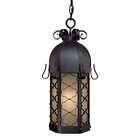 Minka Lavery 9244 66 PL 1 Light Outdoor Hanging Lantern   Black