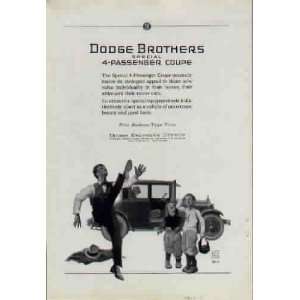   Dodge Brothers Special 4 Passenger Coupe Ad, A2849 