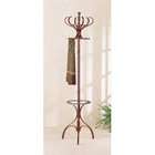   Traditional Southwest Style Cherry Finish Wood Coat/Tie Rack/Hat Stand