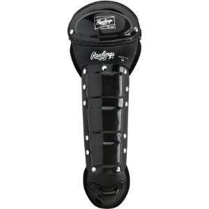  Rawlings 9DCW Youth Catchers Leg Guards   Black One Size 