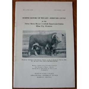 Genetic History of The Line 1 Hereford Cattle at The 
