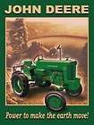 John Deere GP 1928 1935 ALUMINUM ROUND SIGN vtg antique tin tractor 
