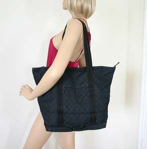   Authentic GUCCI BLACK GG Business Tote, Travel Bag, Handbag, Shopper