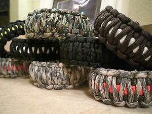 King Cobra Paracord Survival Bracelet  Handmade with 18ft of cord 