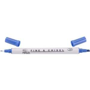  Zig Memory System Fine and Chisel Dual Tip Marker, Pure 